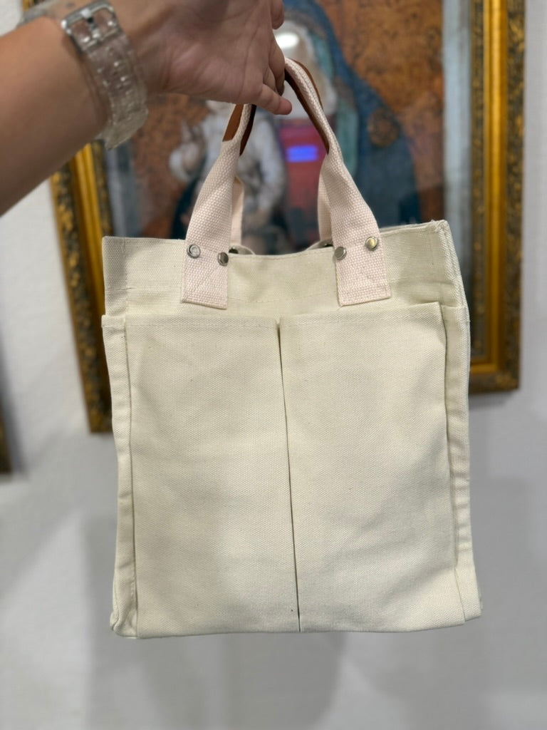 Best Teacher Ever Embroidered Tote Bag – Small Canvas Teacher Gift Bag – Teacher Appreciation Week Gift – Custom School Tote