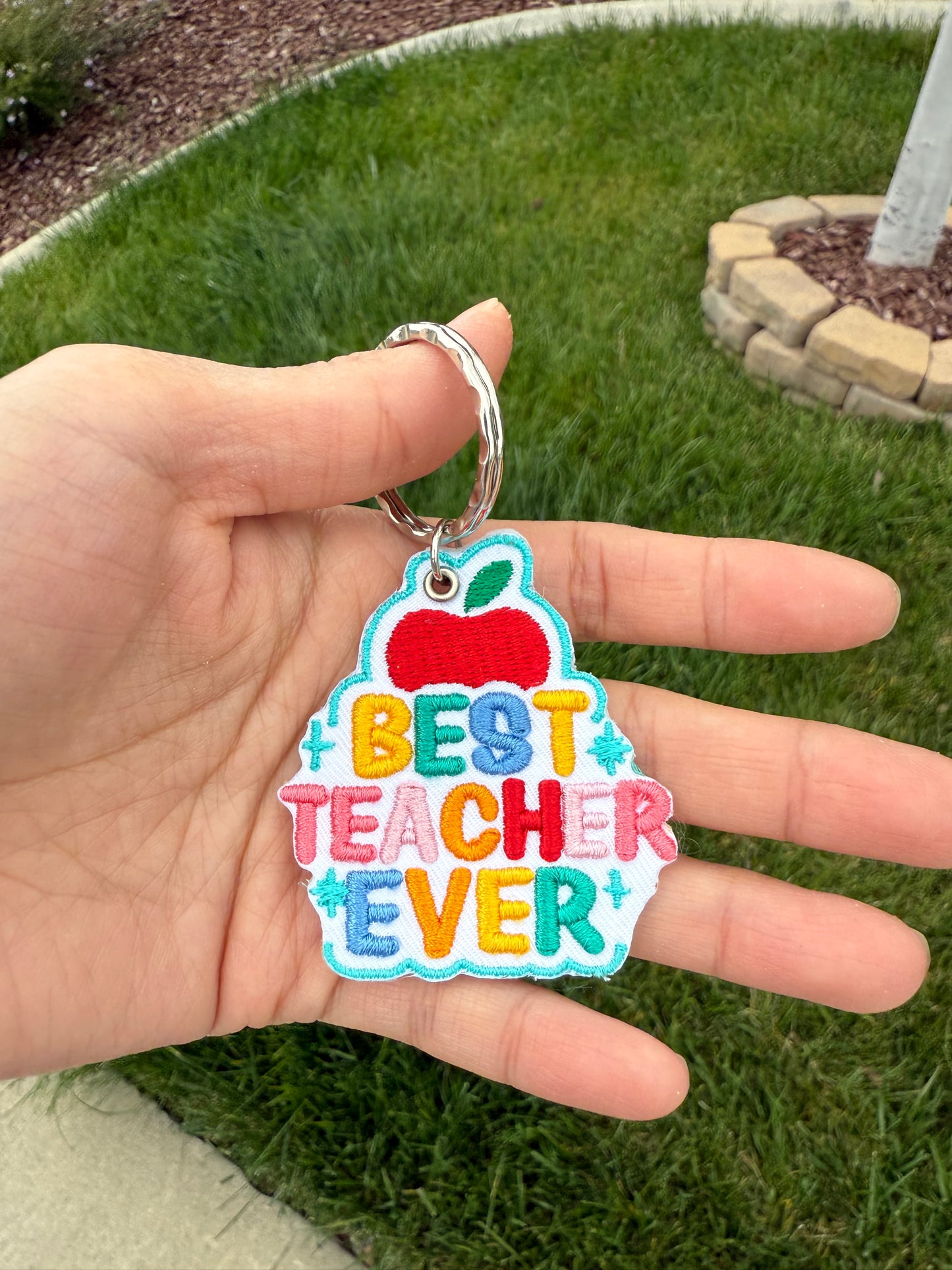 Best Teacher Ever Keychain