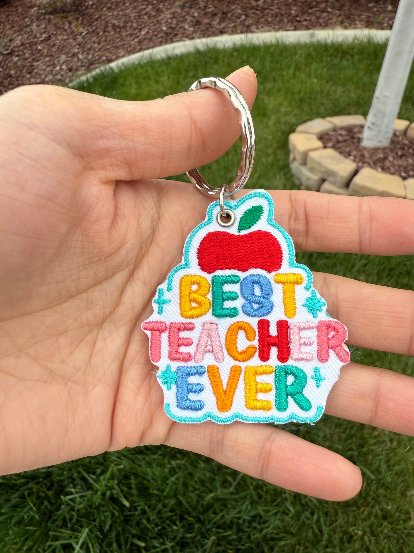 Best Teacher Ever Keychain