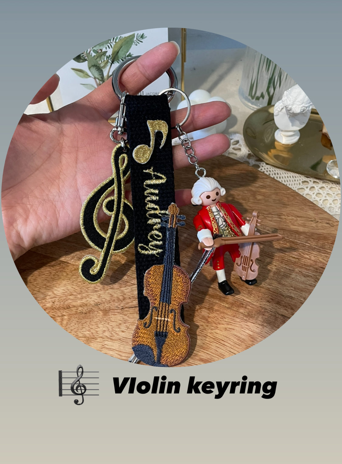 Violin Keyring