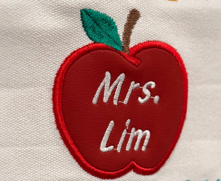 Welcome to Our Classroom Embroidered Banner – Custom Classroom Door Sign – Teacher Wall Décor – Back to School Gift