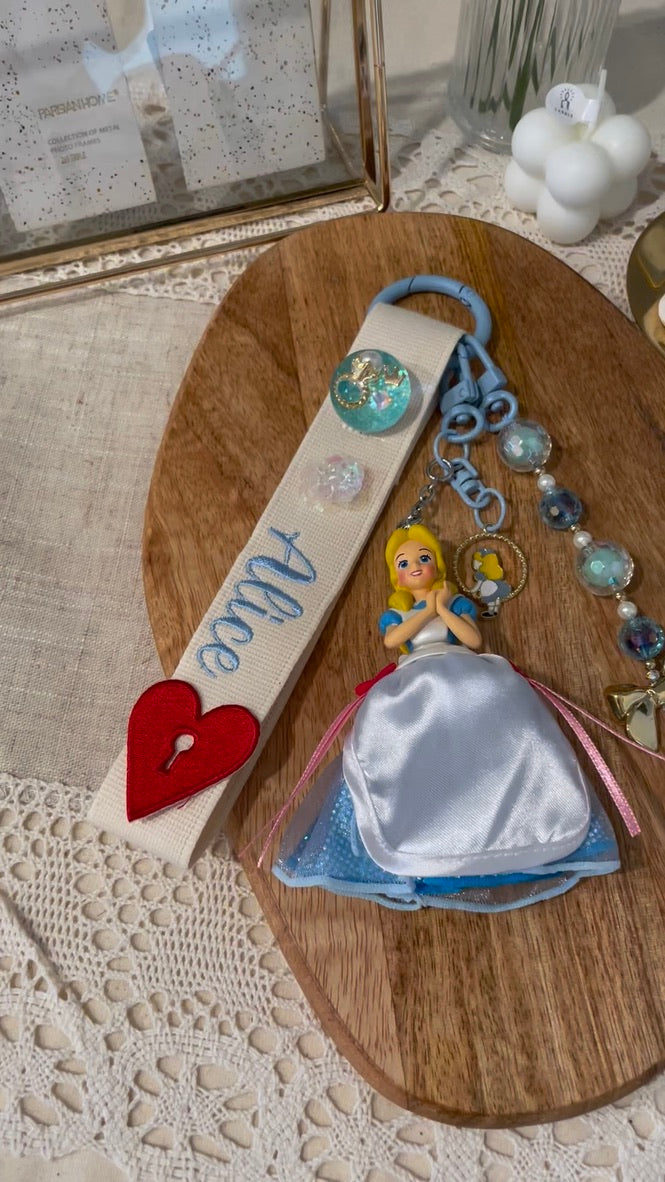 Alice Princess Keyring