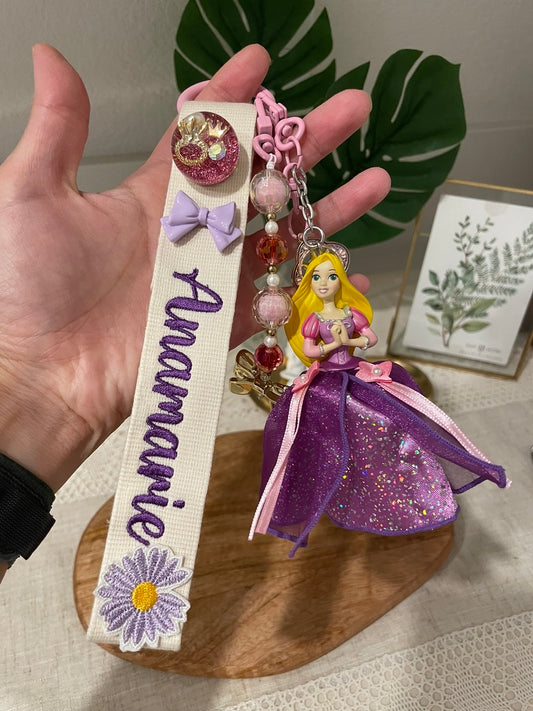 Rapunzel Princess Keyring
