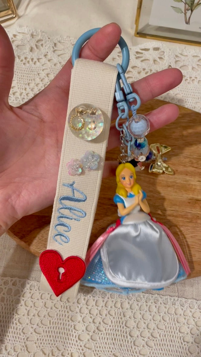 Alice Princess Keyring