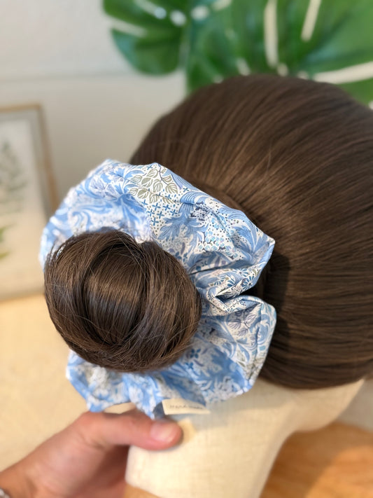 Liberty London Fabric Handmade Scrunchie | Elegant Hair & Wrist Accessory