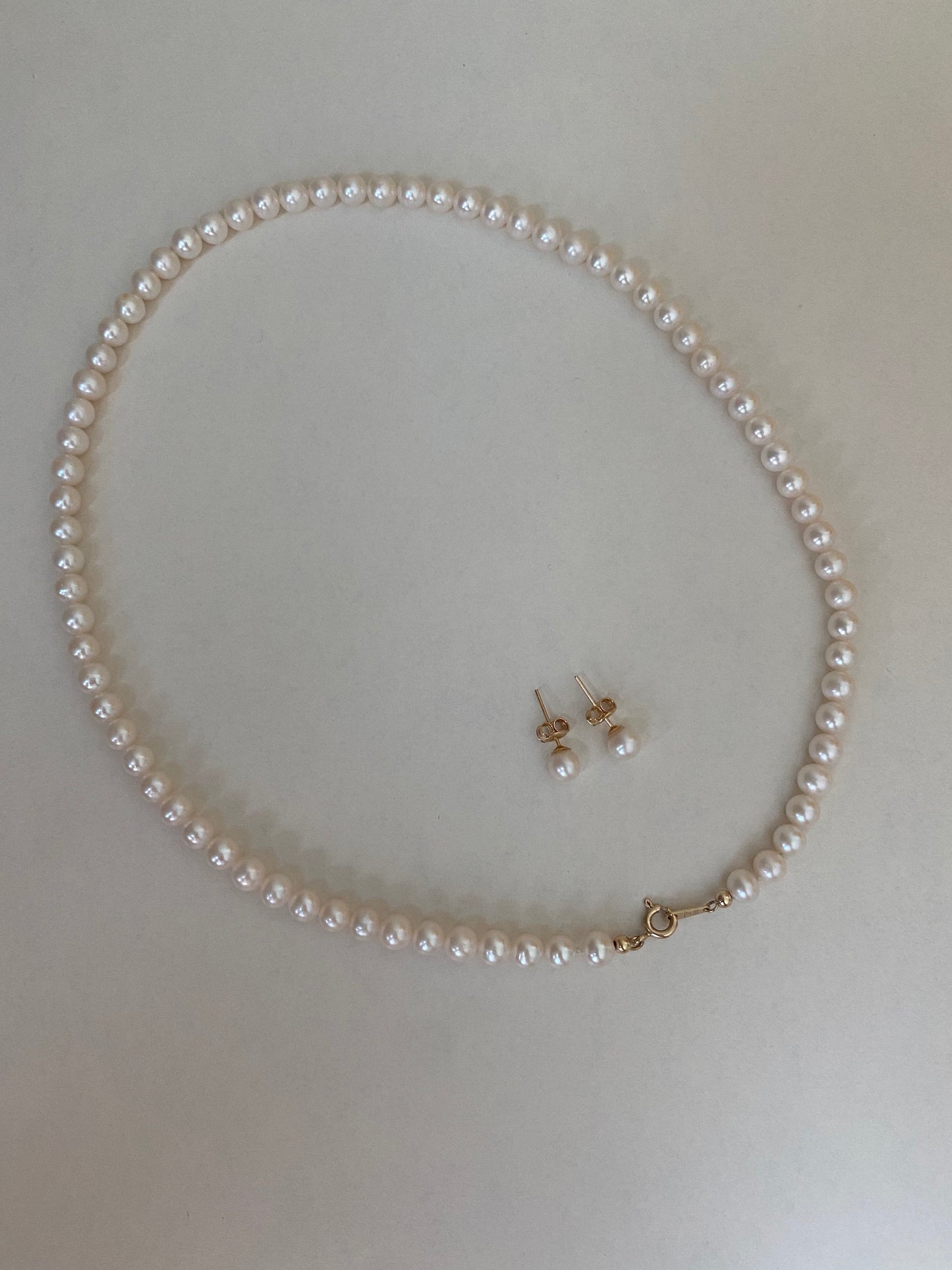 5mm 담수진주 목걸이(1,2차 진행 사이즈)